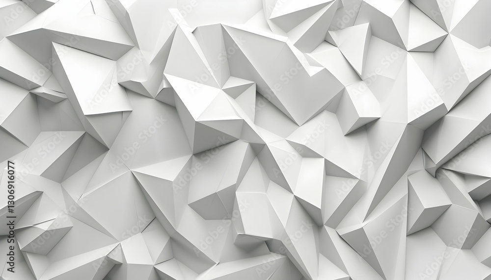 Abstract White Triangular Geometric Background Texture Abstract White Triangular Geometric Background Texture