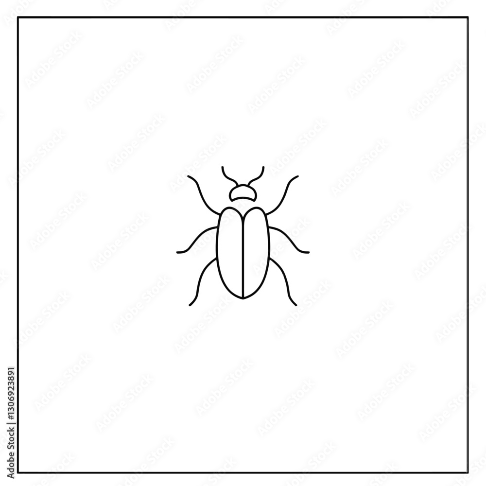 Beetle Vector Logo Design Beetle Vector Logo Design