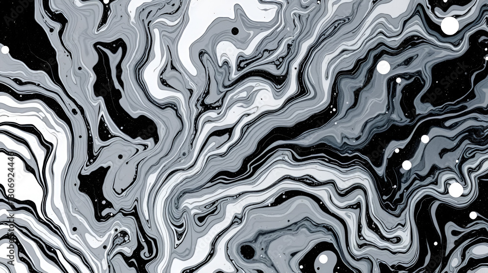 Psychedelic grungy white and black noise chrome liquid background Psychedelic grungy white and black noise chrome liquid background