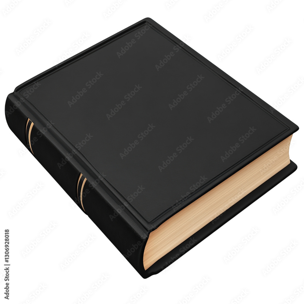 Black Book for Closed, Isolated Background. Black Book for Closed, Isolated Background.