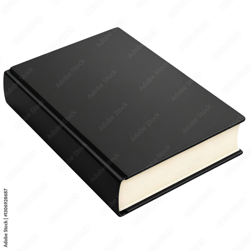 Black Book Mockup for Isolated Background. Black Book Mockup for Isolated Background.