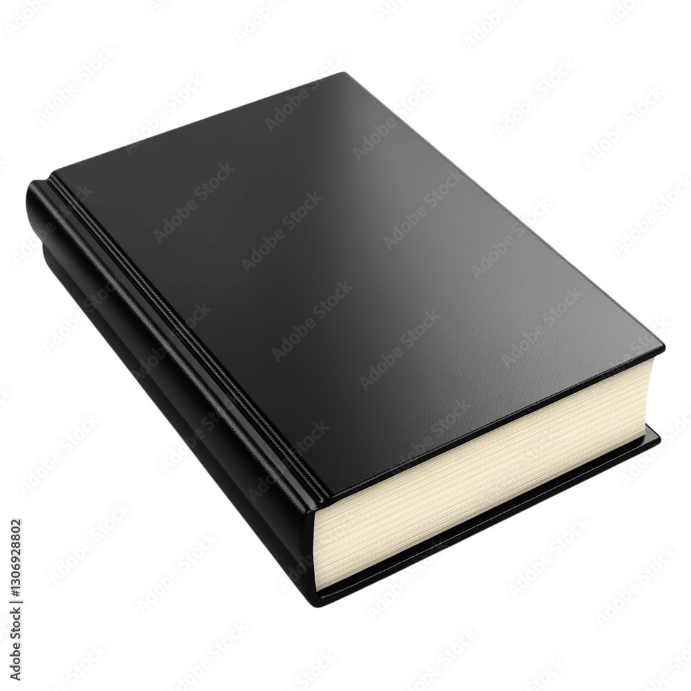Black Book on White Background. (1) Black Book on White Background. (1)