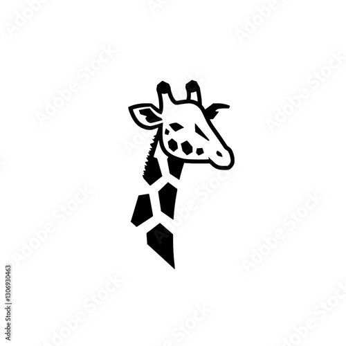 Giraffe Vector Logo Design