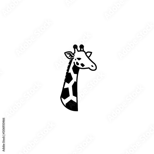 Giraffe Vector Logo Design