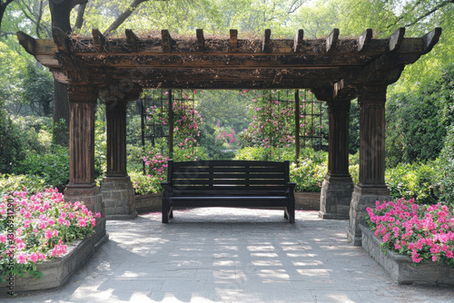 A serene Shakespeare Garden...