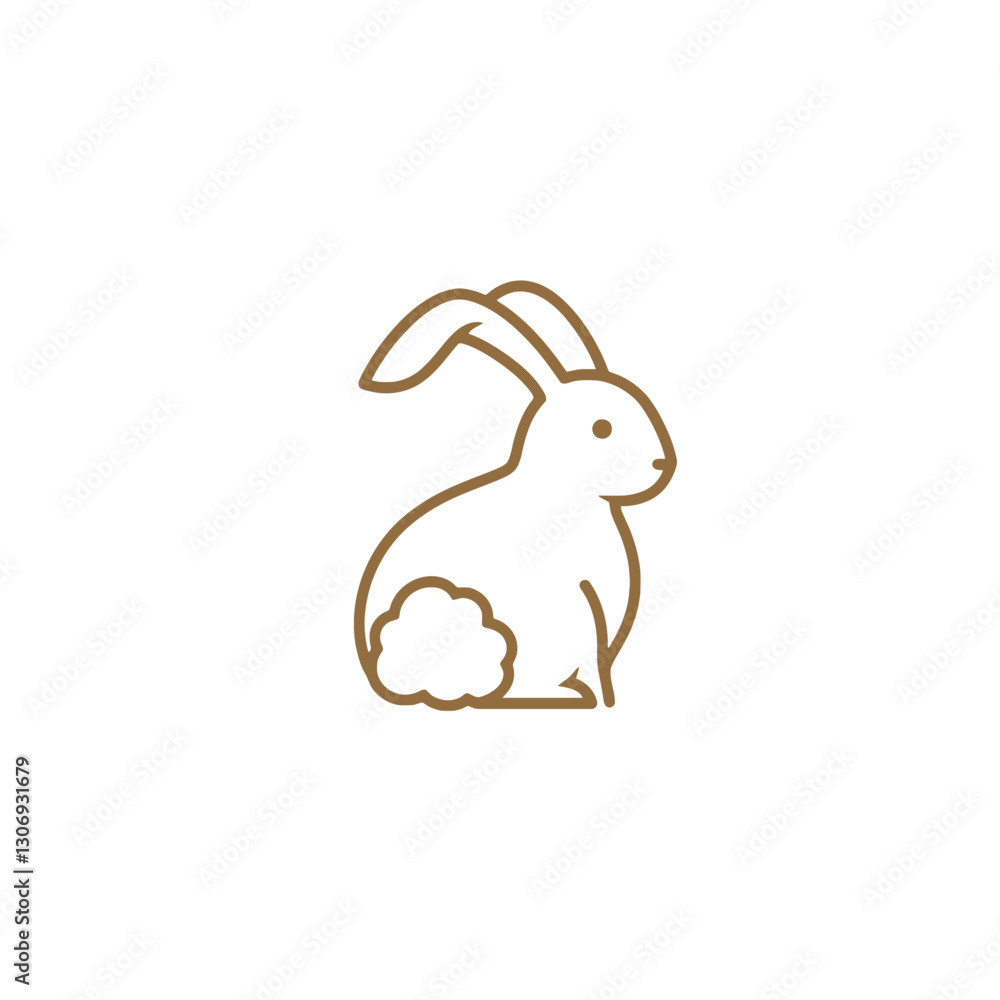 Obraz premium Rabbit Vector Logo Design