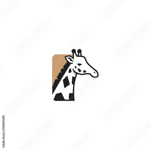 Giraffe Vector Logo Design