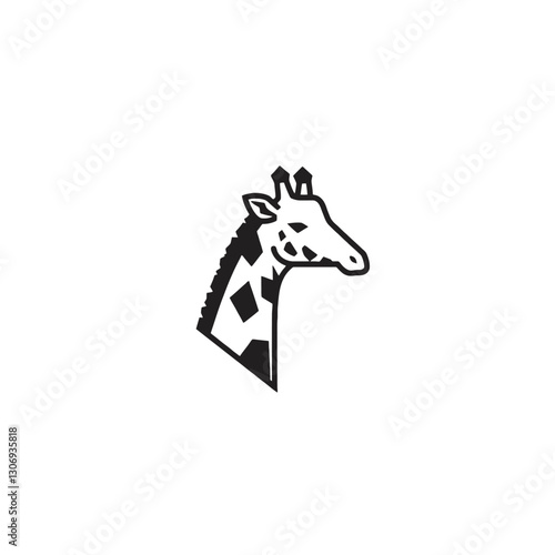 Giraffe Vector Logo Design