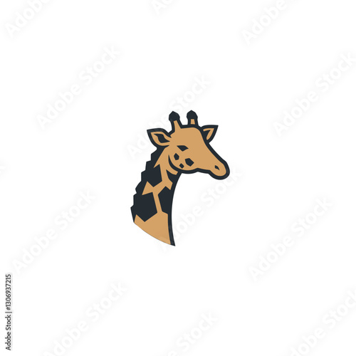 Giraffe Vector Logo Design
