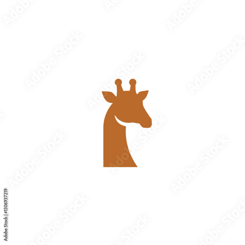 Giraffe Vector Logo Design