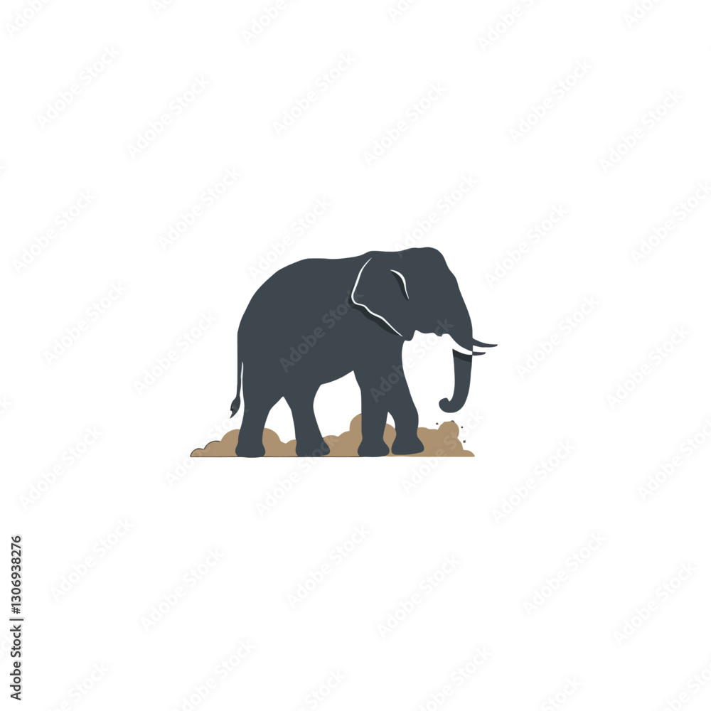 Fototapeta premium Elephant Vector Logo Design