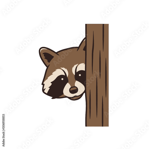 Raccoon Vector Logo Design