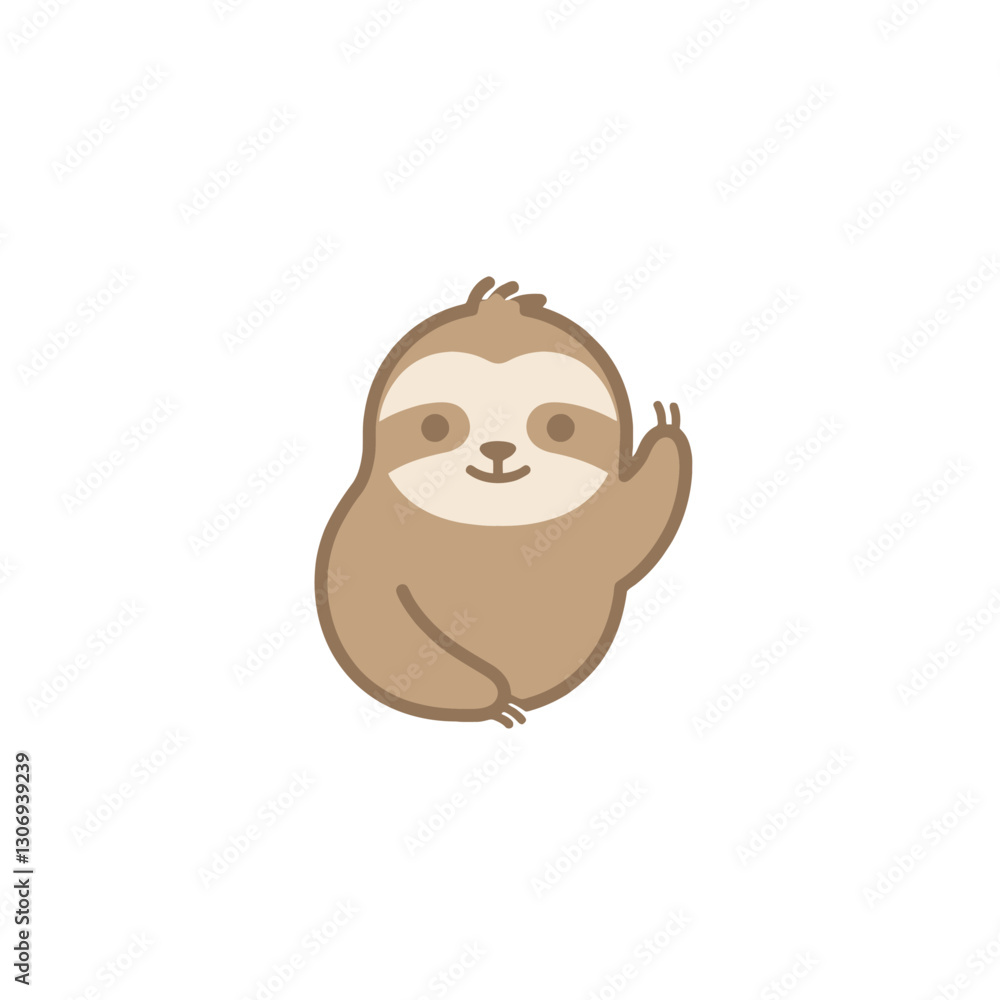 Sloth Vector Logo Design Sloth Vector Logo Design