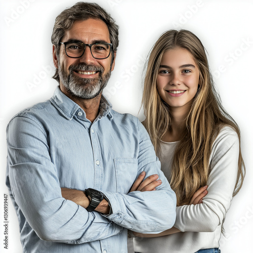 teacher and student isolated