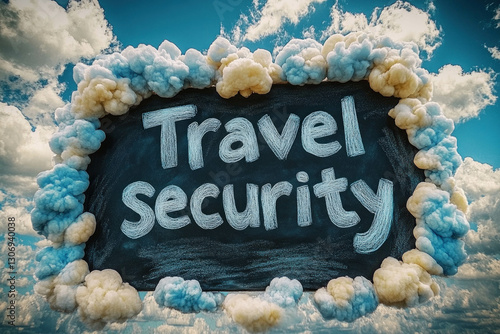 Travel Security Text Writte...