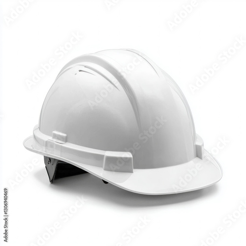 white construction helmet i...