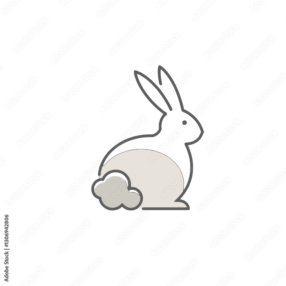 Rabbit Vector Logo Design