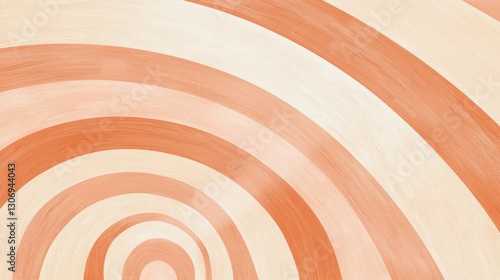 Creative abstract design featuring concentric circles in warm tones, ideal for backgrounds and artistic projects