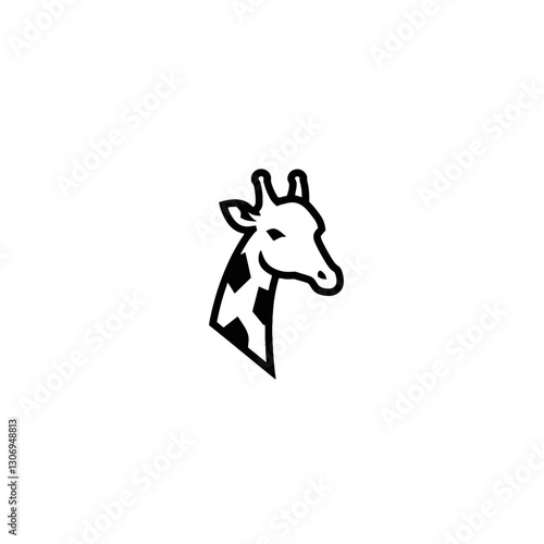 Giraffe Vector Logo Design