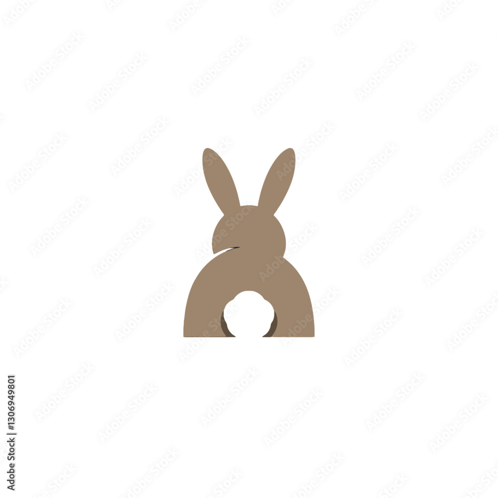 Fototapeta premium Rabbit Vector Logo Design