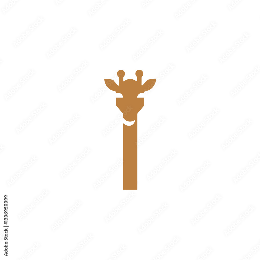 Obraz premium Giraffe Vector Logo Design