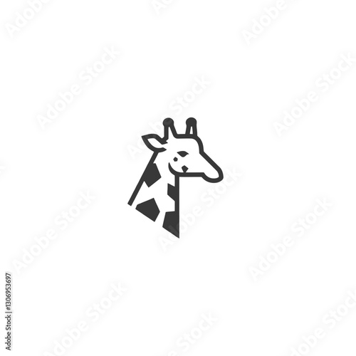 Giraffe Vector Logo Design