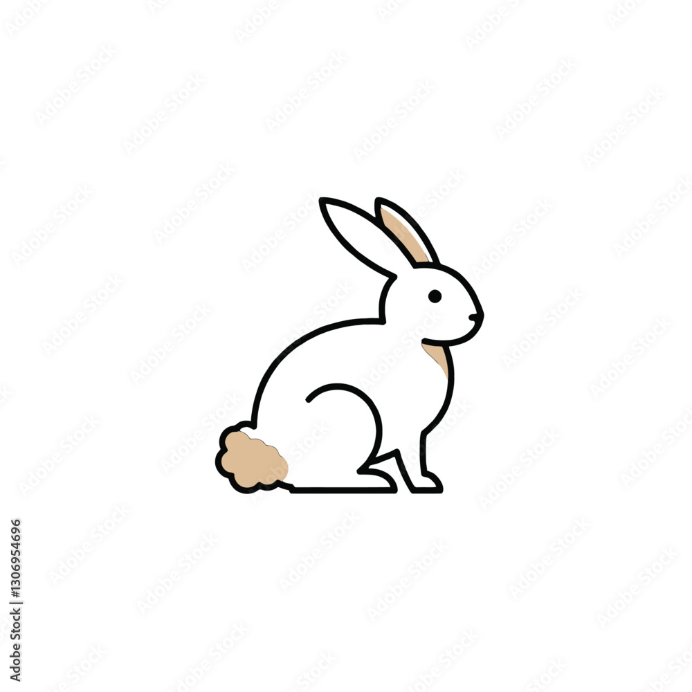 Obraz premium Rabbit Vector Logo Design