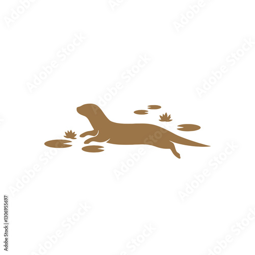 Otter Vector Logo Design