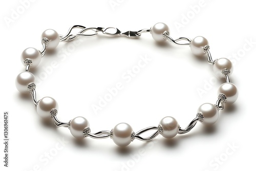 Wallpaper Mural Elegant Pearl Bracelet Torontodigital.ca
