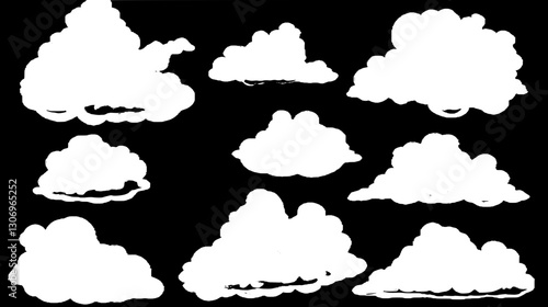 Cartoon Clouds Collection