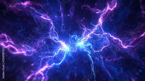 A seamless blend of electric blue and purple light patterns, fluid and mesmerizing, ultra-detailed, 4k