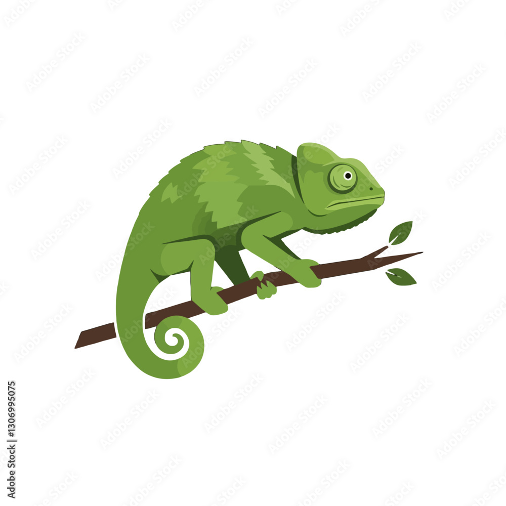 Fototapeta premium Chameleon on Branch