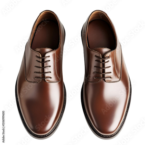 Elegant brown dress shoes fashion retail store product photography indoor setting close-up view style & quality