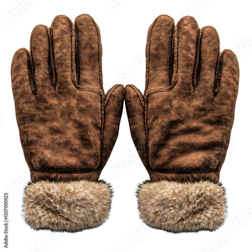 Winter fashion accessories urban setting product photography cozy environment close-up view stylish leather gloves