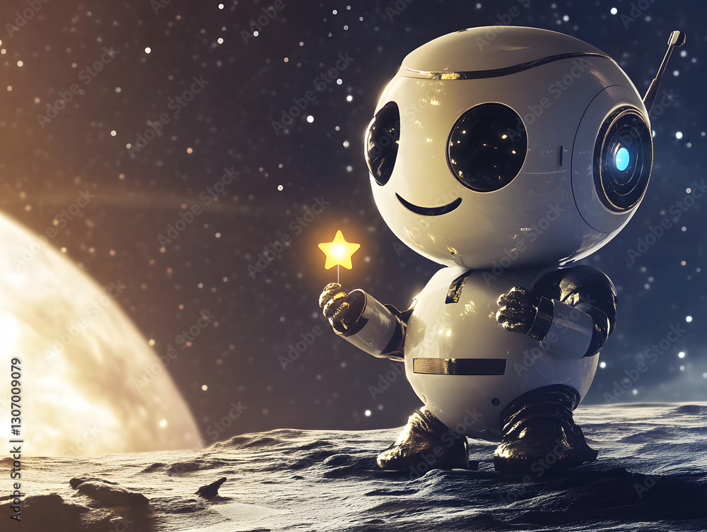 Naklejka premium astronaut in space
