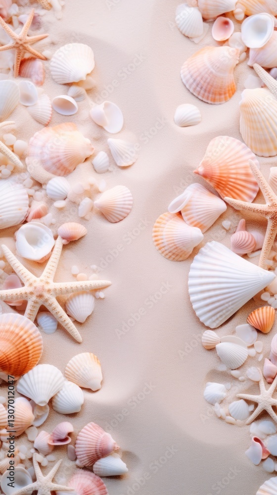 Shells on the beach seashell invertebrate backgrounds. Shells on the beach seashell invertebrate backgrounds.