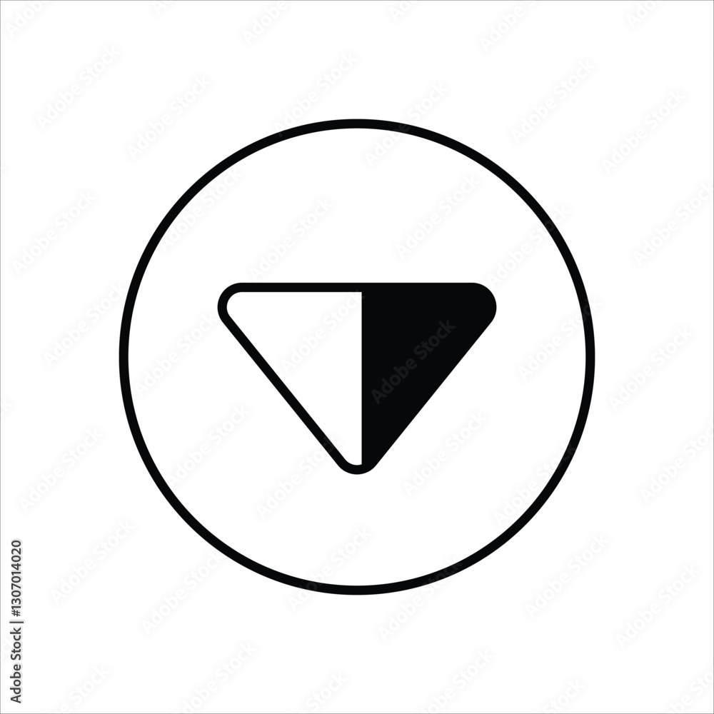 Down Arrow stock illustration Down Arrow stock illustration