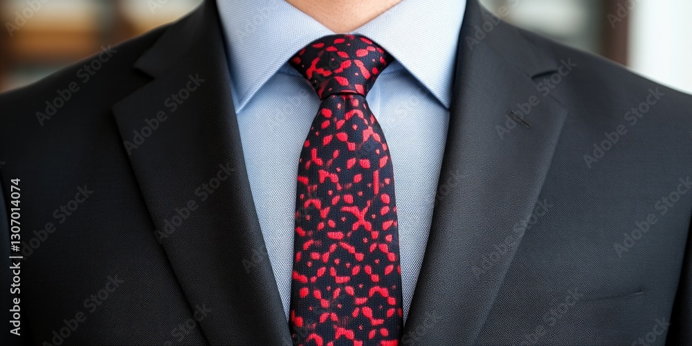 Close-up shot of man’s formal business attire Close-up shot of man’s formal business attire