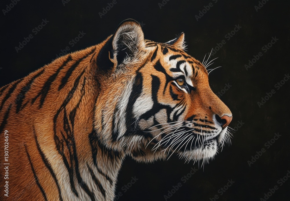 Fototapeta premium Majestic Tiger Portrait