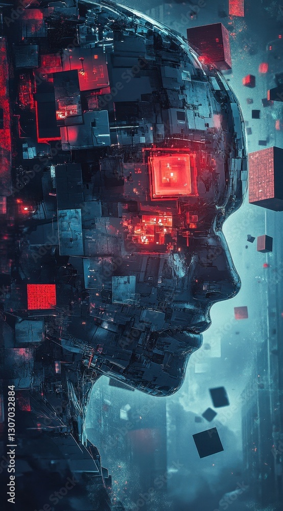 Obraz premium Futuristic Robot Concept Art