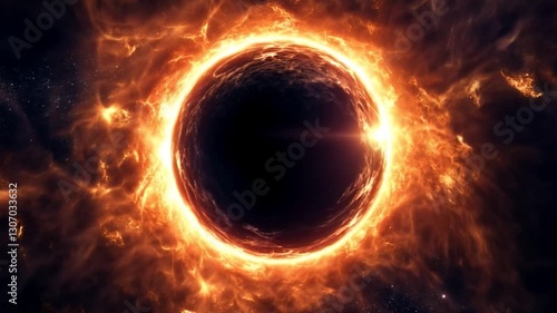 black hole in the space