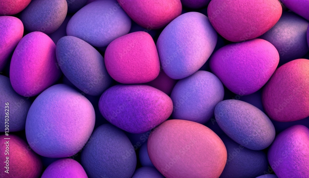 Colorful, smooth stones, close-up, abstract background, digital illustration Colorful, smooth stones, close-up, abstract background, digital illustration