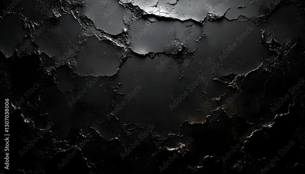 Dark Grey And Black Cracked Metallic Surface Texture Dark Grey And Black Cracked Metallic Surface Texture