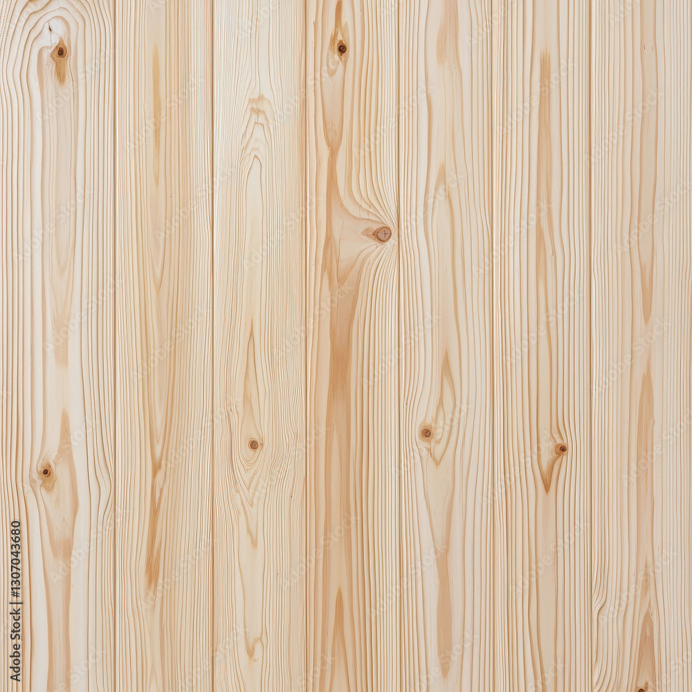 Fototapeta premium A light-colored wooden surface showcasing natural grain patterns and textures.