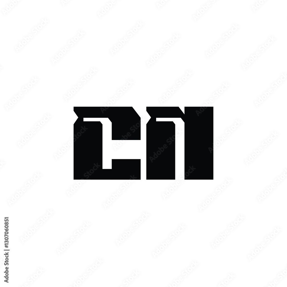 CN monogram logo design letter text name symbol monochrome logotype alphabet character simple logo CN monogram logo design letter text name symbol monochrome logotype alphabet character simple logo