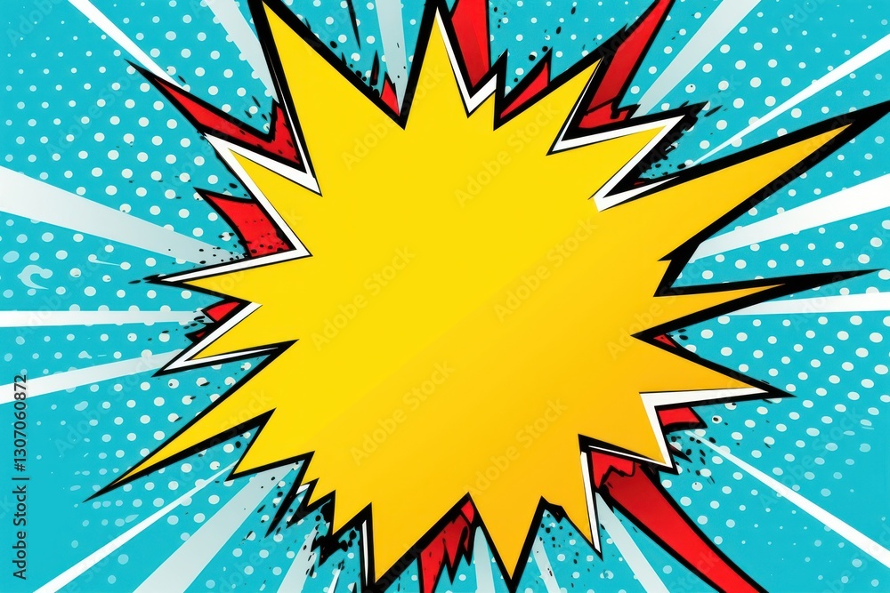 Fototapeta premium Comic winner effect backgrounds abstract pattern.
