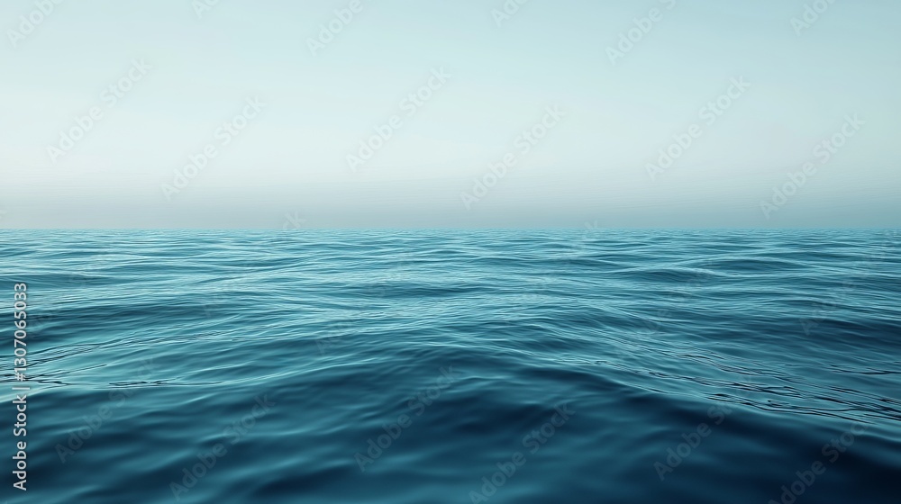 Fototapeta premium Cool ocean teal and navy gradient, calming and refreshing, artistic and peaceful, smooth and bright, minimal and elegant, sleek and modern