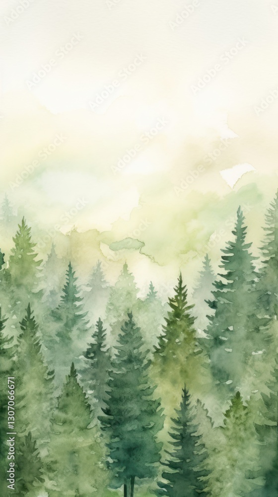 Fototapeta premium Wallpaper Pine forest outdoors nature plant.