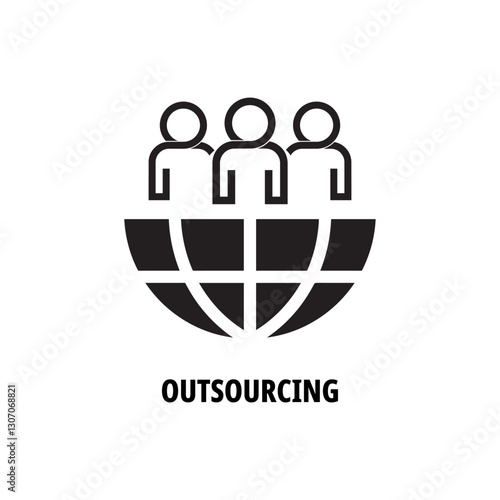 outsourcing icon	