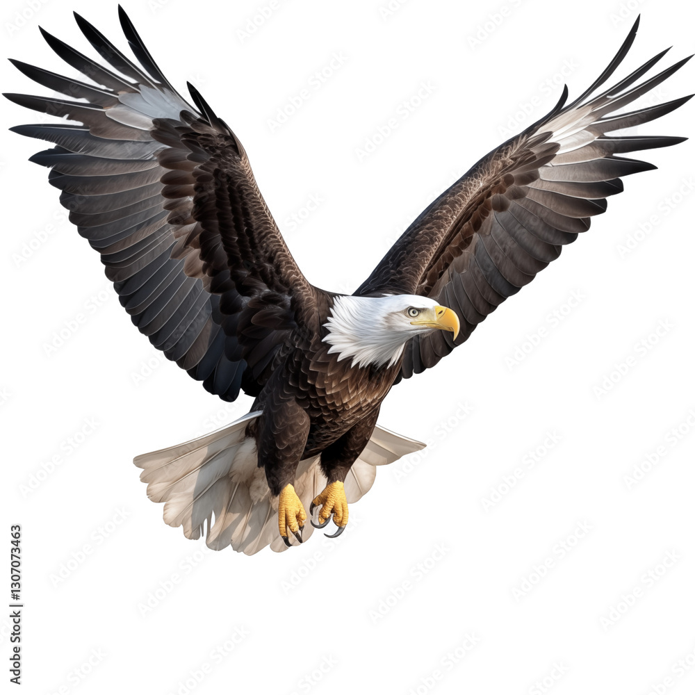 Obraz premium flying eagle